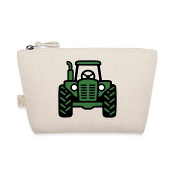 Logo de vue frontale du tracteur - Trousse biologique - nature - Devant