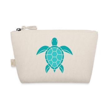 Motif de tortue - Trousse biologique - nature - Devant