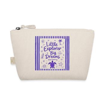 Little Explorer Big Dreams Keep Exploring - Organic Pouch - nature - Front