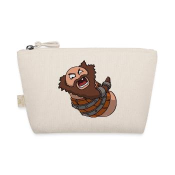 Barrel – Cartoon Thumb Character - Bio-Täschchen - Natur - Vorne