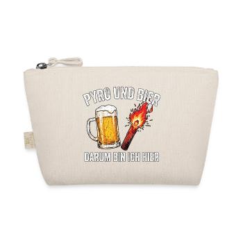 Pyro Und Bier Stadion - Bio-Täschchen - Natur - Vorne