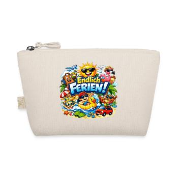 Endlich Ferien! - Bio-Täschchen - Natur - Vorne
