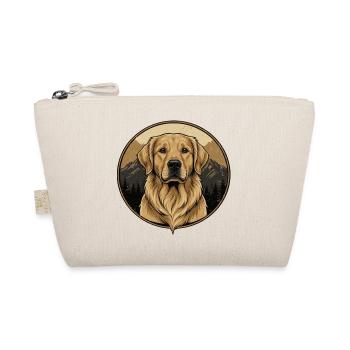 Golden Retriever Mountain Silhouette Vintage Dog Desi - Trousse biologique - nature - Devant