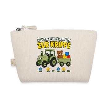 Mein Traktor fährt jetzt zur Krippe – Kinder - Bio-Täschchen - Natur - Vorne
