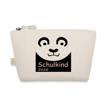 Schulkind 2026 - Bio-Täschchen - Natur - Vorne