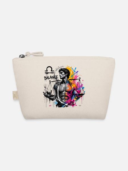 Libra Men – Astrology Gift - Organic Pouch - nature