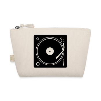 DJ-Plattenspieler - Bio-Täschchen - Natur - Vorne
