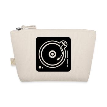 DJ-Plattenspieler - Bio-Täschchen - Natur - Vorne