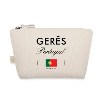 Geres Portugal Koordinaten Reise Souvenir - Bio-Täschchen - Natur - Vorne