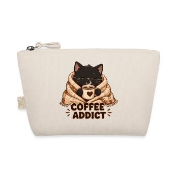 Katzen und Kaffee - Bio-Täschchen - Natur - Vorne