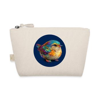 Colorful rainbow bird - Organic Pouch - nature - Front