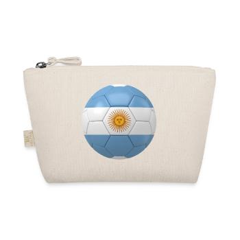 LE DRAPEAU DE L’ARGENTINE SUR UN BALLON DE FOOTBALL - Trousse biologique - nature - Devant