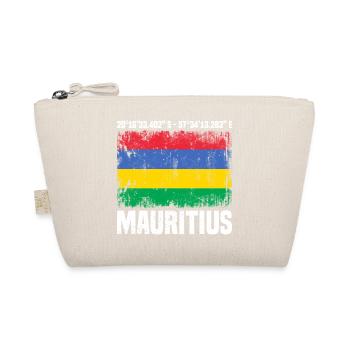 Mauritius Coordinates - Organic Pouch - nature - Front