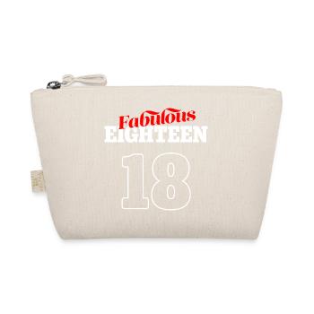 Fabulous 18 - 18. Geburtstag Design & Poster - Bio-Täschchen - Natur - Vorne