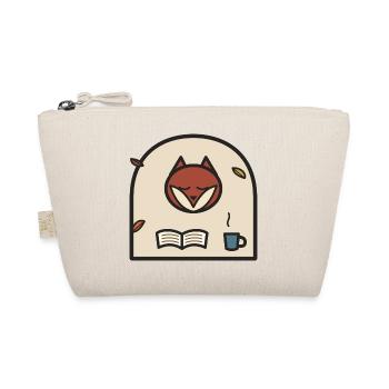 Autumn Reading Fox - Organic Pouch - nature - Front