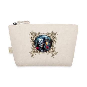 Skulls and Roses: Gothic Art - Organic Pouch - nature - Front