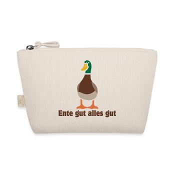 Ente gut alles gut | Cartoon - Bio-Täschchen - Natur - Vorne
