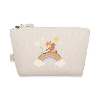 Squirrel sucks the rainbow - Organic Pouch - nature - Front