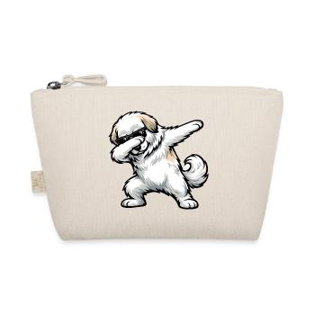 Dabbing Pyrenean Mountain Dog - Organic Pouch - nature - Front