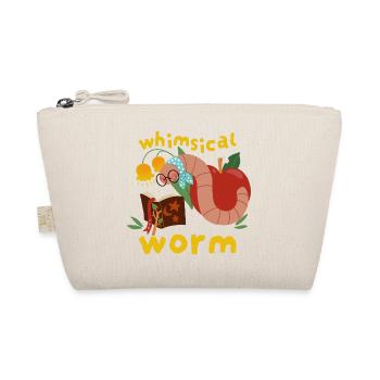 Whimsical Worm - Organic Pouch - nature - Front
