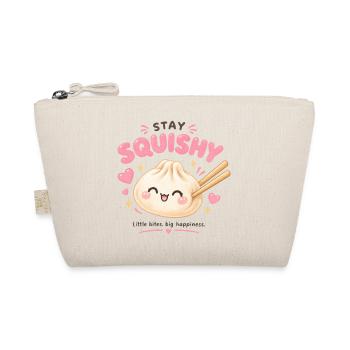 stay squishy - little bites. big happines - Organic Pouch - nature - Front