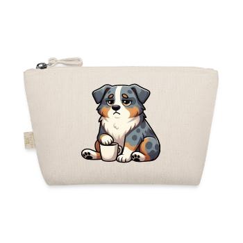 Australian Shepherd Aussie Aussiebesitzer Aussies - Bio-Täschchen - Natur - Vorne