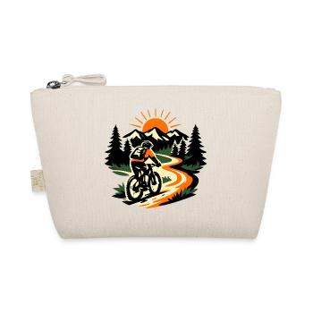 Mountain Bike Adventure – Cycling Outdoor Mountain - Bio-Täschchen - Natur - Vorne