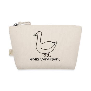 Gans verärgert - Bio-Täschchen - Natur - Vorne