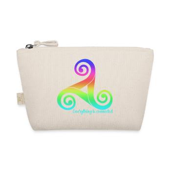 Triskele Rainbow Var01 Statement - Bio-Täschchen - Natur - Vorne