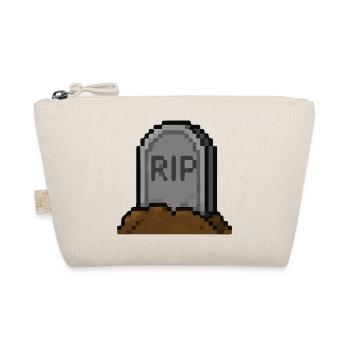 RIP Pixel Grabstein - Bio-Täschchen - Natur - Vorne