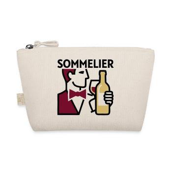 Sommelier Weinprobe Wappen - Bio-Täschchen - Natur - Vorne