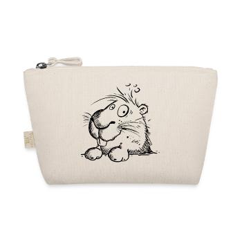 Capybara Sketch Cartoon Wasserschwein Nager Sketch - Bio-Täschchen - Natur - Vorne