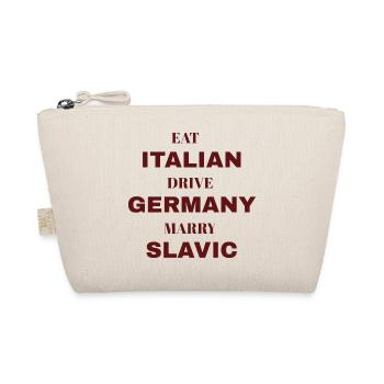 Eat Italian Drive Deutscher Heiraten Slawen - Bio-Täschchen - Natur - Vorne
