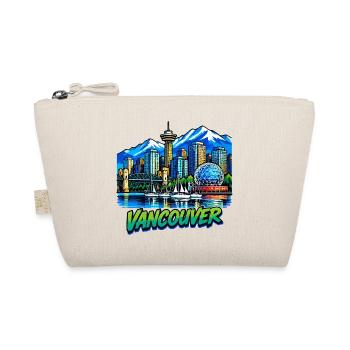Vancouver Stadtlandschaft Neon - Bio-Täschchen - Natur - Vorne