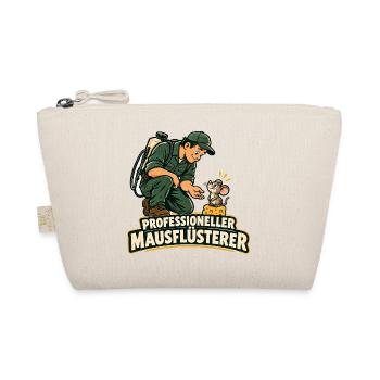 Mausflüsterer - Bio-Täschchen - Natur - Vorne