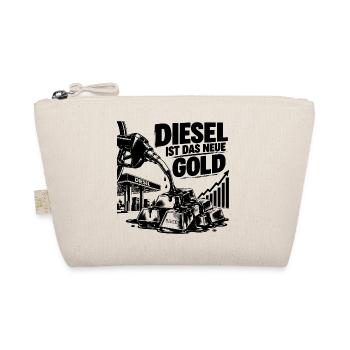 Diesel ist das neue Gold - Bio-Täschchen - Natur - Vorne