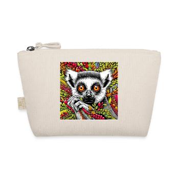 Lemur - Bio-Täschchen - Natur - Vorne