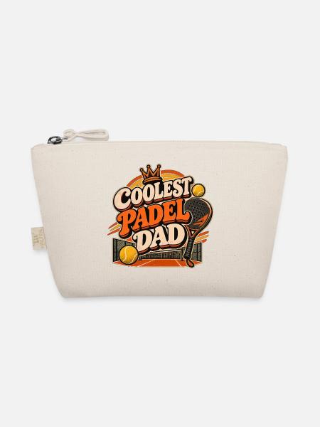 Coolster Padel Papa | Vintage Padel - Bio-Täschchen - Natur