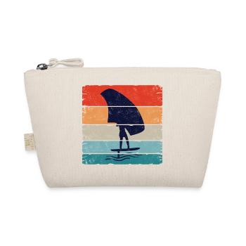 Foiling Retro Sunset Square - Bio-Täschchen - Natur - Vorne