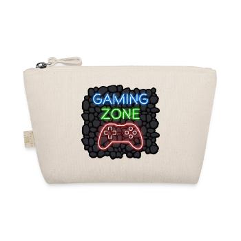 Gaming Zone Design für Gamer Zocker - Bio-Täschchen - Natur - Vorne