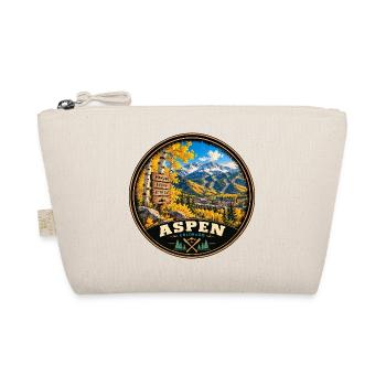 Aspen Colorado Berge Wandern Herbst Vintage - Bio-Täschchen - Natur - Vorne