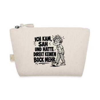 Super lustiger Spruch Ich kam, sah und hatte... - Bio-Täschchen - Natur - Vorne