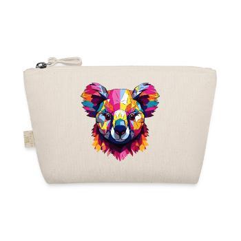 Geometrischer Regenbogen Koala - Bio-Täschchen - Natur - Vorne