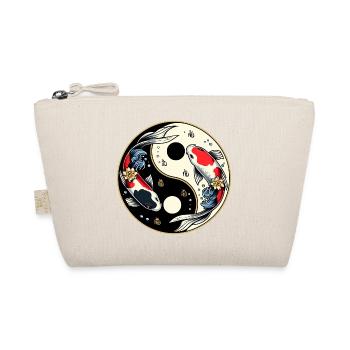Yin Yang Koi - Bio-Täschchen - Natur - Vorne
