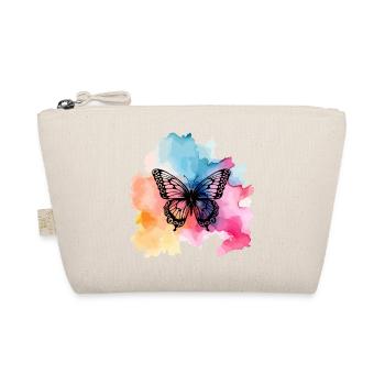 Bunter Schmetterling - Bio-Täschchen - Natur - Vorne
