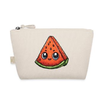 Kawaii Wassermelonen Slice - Bio-Täschchen - Natur - Vorne