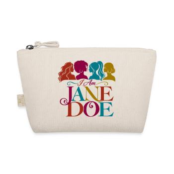 Ich bin Jane Doe Regenbogenporträt - Bio-Täschchen - Natur - Vorne