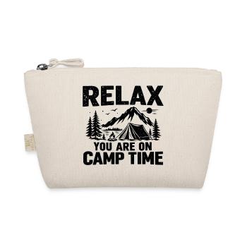 Camping Buddies Bergabenteuer Glamping-Kunst - Bio-Täschchen - Natur - Vorne