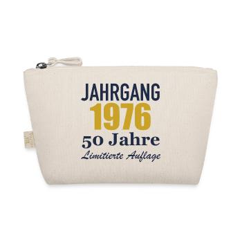 Jahrgang 1976 – 50 Jahre Limitierte Auflage - Bio-Täschchen - Natur - Vorne
