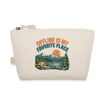 Offline Is My Favorite Place - Bio-Täschchen - Natur - Vorne